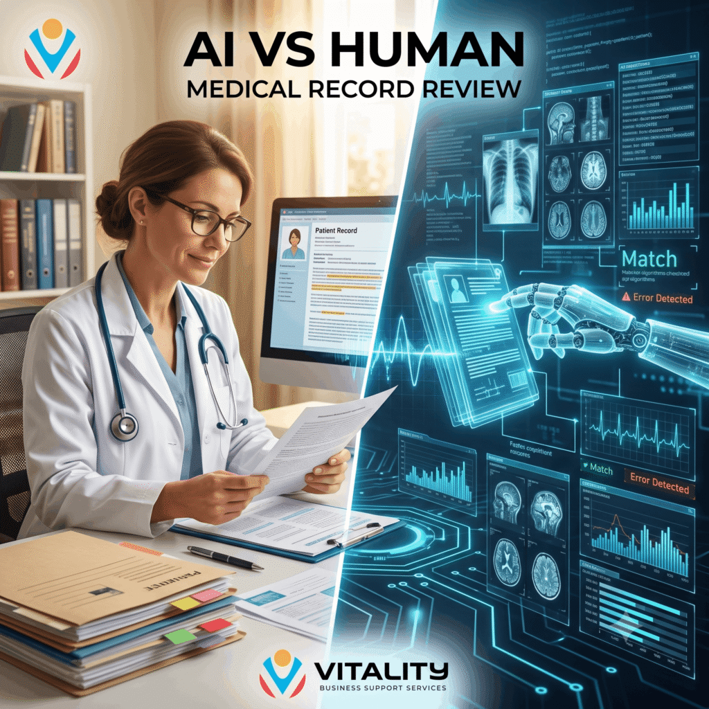 AI vs Human Medical Record Review